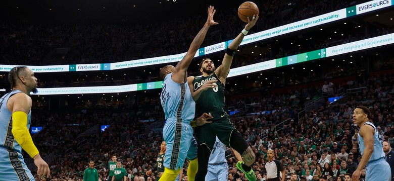 Celtics wygrali mimo kiepskiej skuteczności Tatuma [WIDEO]
