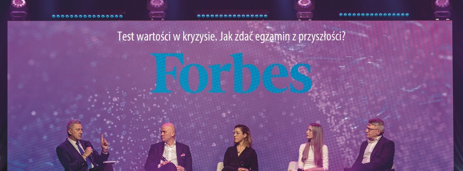 O przyszłości, zagrożeniach i szansach dla firm rodzinnych rozmawiali: Paweł Zielewski, Forbes Polska; Andrzej Gliński, Bank Millennium; Agnieszka Mitręga, GWLaw Gdynia; Aleksandra Jasińska-Kloska, Darpol i Maciej Bombol, GPW.