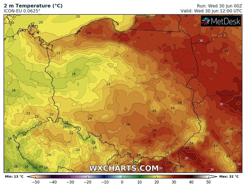 W środę czeka nas duża różnica w temperaturze