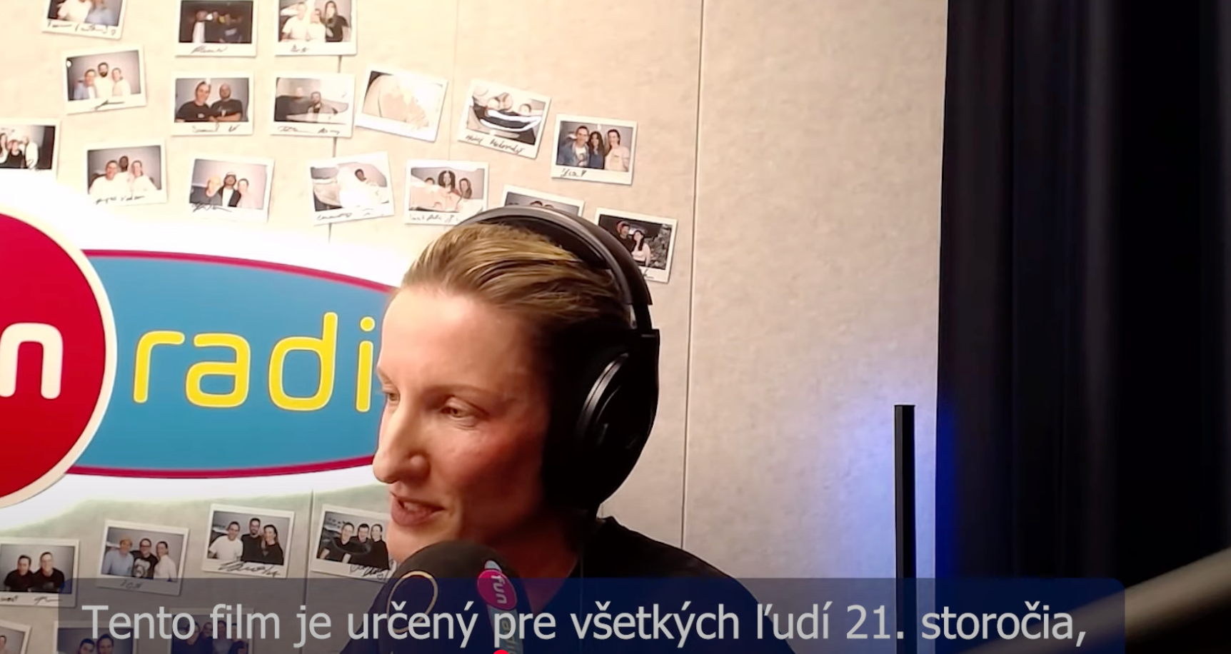Moderátorka Adela Vinczeová.