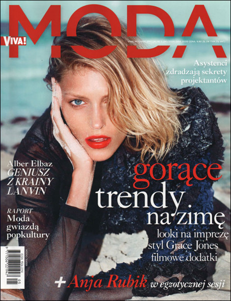 Anja Rubik na okładkach