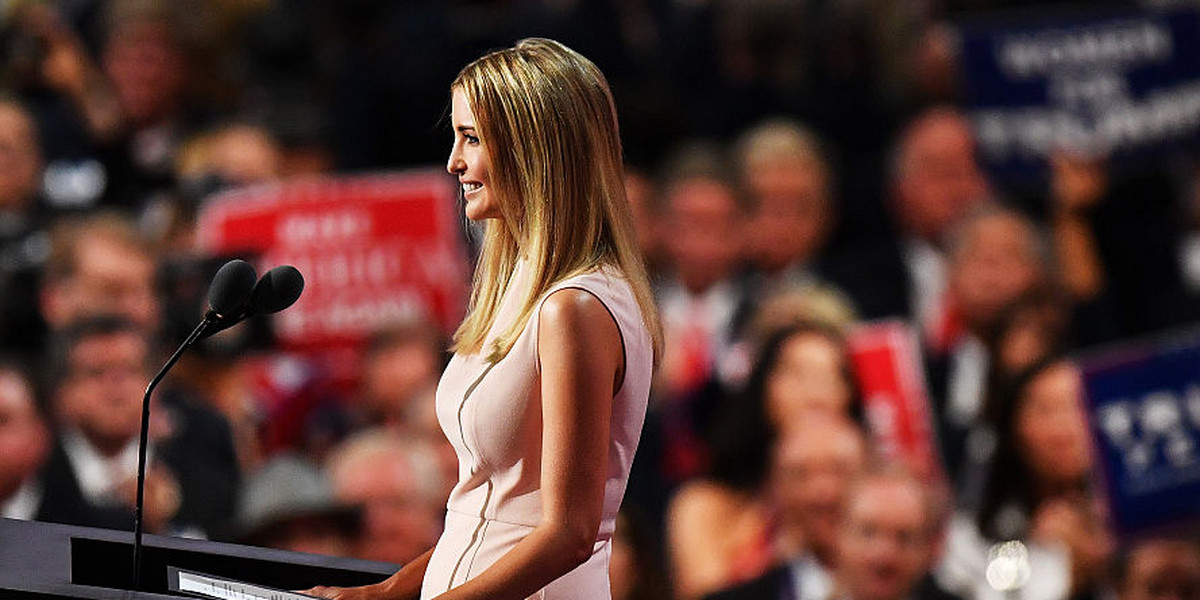 Ivanka Trump made a speech Thursday night on the final day of the Republican National Convention.
