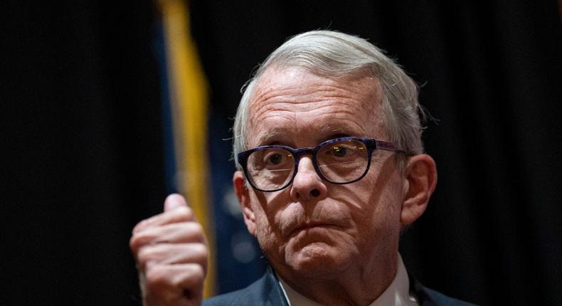 Gov. Mike DeWine labeled the baseless claims of Haitian immigrants in Springfield eating pets as garbage during an ABC News interview.Drew Angerer/Getty Images