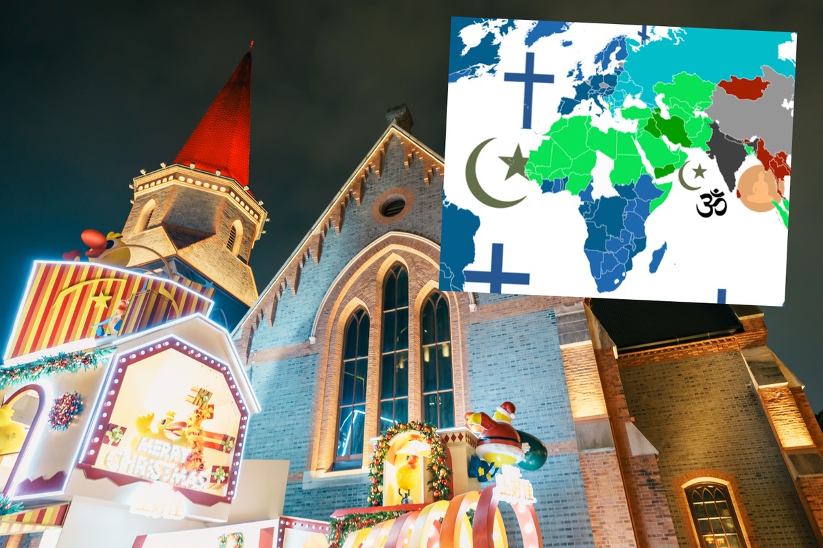 Demografia religijna świata. Oto która wiara rozwija się najszybciej [MAPA]