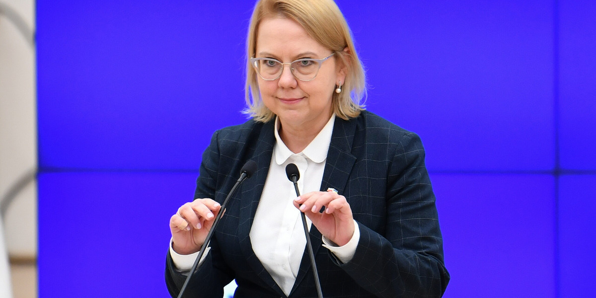  Minister klimatu i środowiska Anna Moskwa.