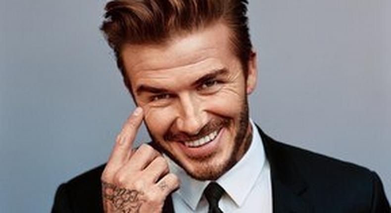 David Beckham looking great