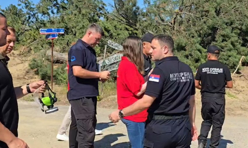 Požar u Deliblatskoj peščari