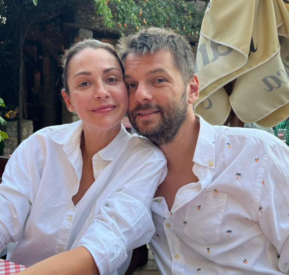 Marijana Mićić sa mužem