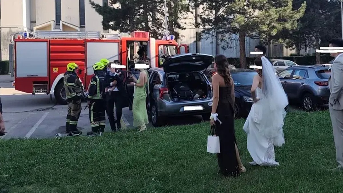 Dete ostalo zaključano u automobilu tokom svadbe u Zagrebu