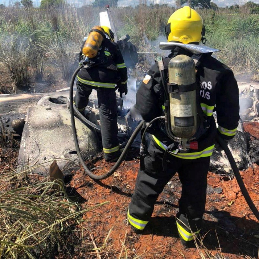 Brazilian football club Palmas president, four players and pilot dead in plane crash