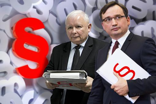 Kaczyński i Ziobro psują prawo