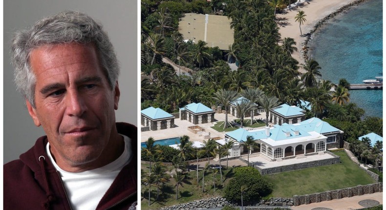 Two private islands in the Caribbean, called Little St. James and Great St. James, that once belonged to Jeffrey Epstein first hit the market last March with an asking price of $125 million.Rick Friedman Photography/Corbis via Getty Images; REUTERS/Marco Bello