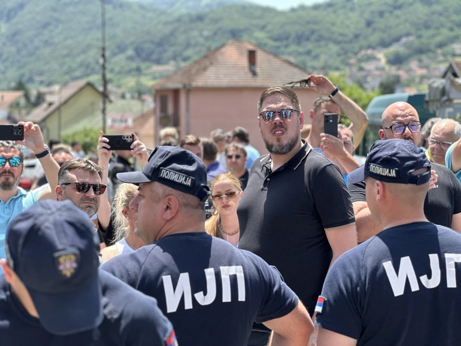 Policija u centru Kosjerića