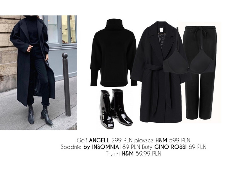 Wiosenne STYLIZACJE w wersji black total look