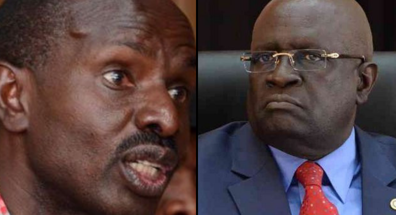 Knut Secretary General Wilson Sossion and Education CS George Magoha