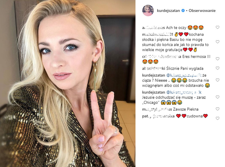 Barbara Kurdej-Szatan na Instagramie