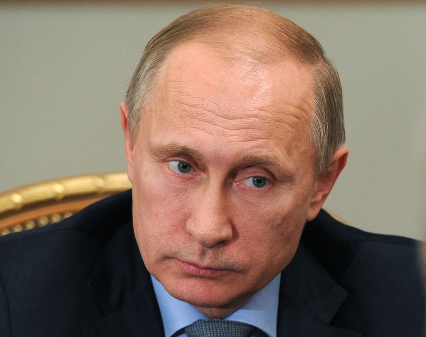 Sa lepim opominjem: Vladimir Putin