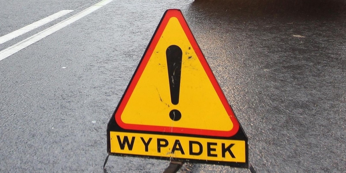 Wypadek na trasie z Chojewa do Trusek