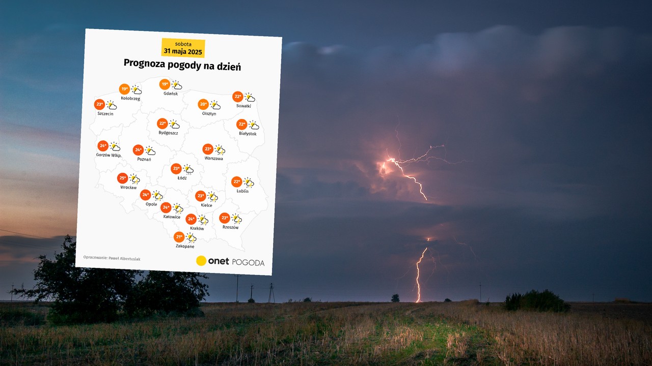 Ostatni dzień maja zaskoczy pogodą. Takich temperatur nie było od tygodni