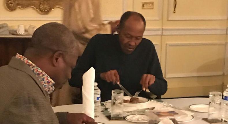 Buhari dines with Amosun