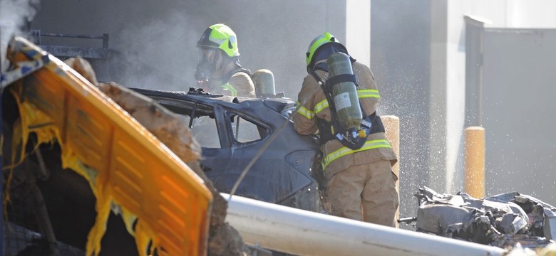 Samolot spadł na centrum handlowe w Melbourne. Zginęło 5 osób.