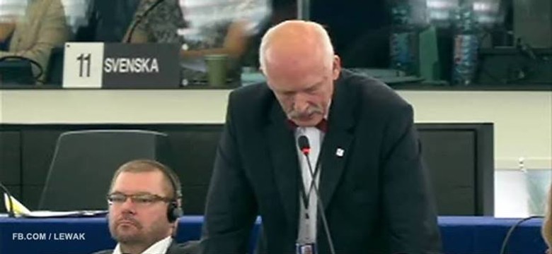 Korwin-Mikke w Europarlamencie, Miller i Palikot na Open'erze [MEMY]