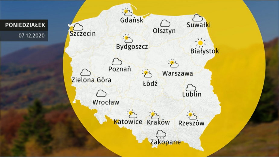 Prognoza Pogody Dla Polski Jaka Pogoda W Poniedzialek 7 Grudnia Wiadomosci