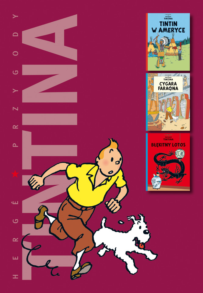 Okładka albumu o przygodach Tintina