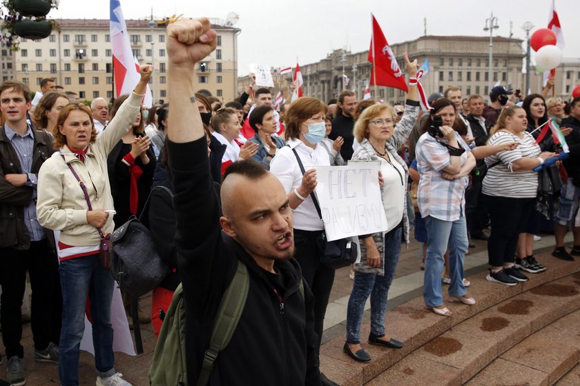 Protesty na Białorusi