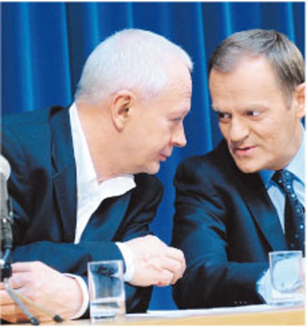 Michał Boni i Donald Tusk Fot. Marcin Łobaczewski