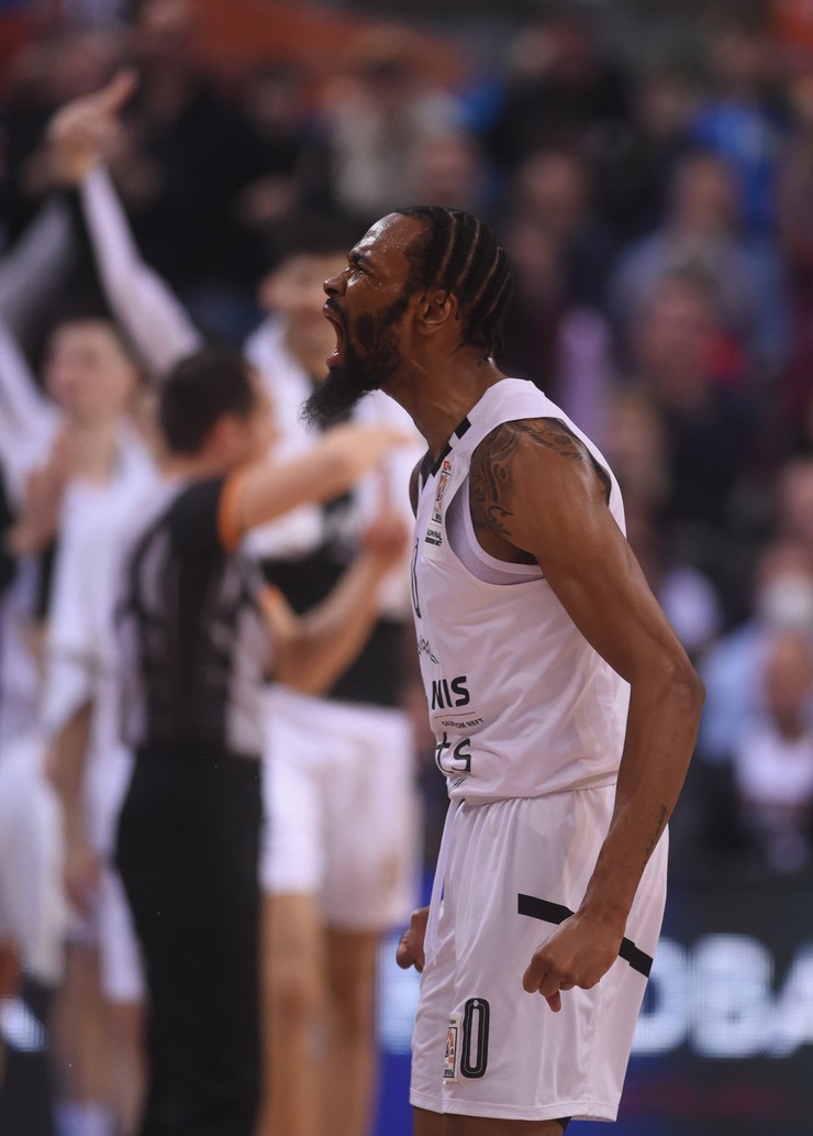 Detalj sa meča KK Partizan - FMP