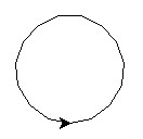 Efekt turtle.circle(50, 360, 15)