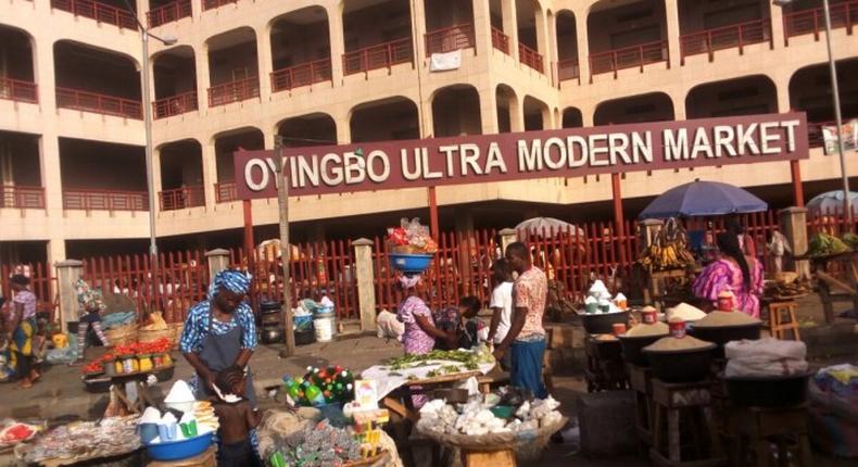 Lagos State Government recently closed the popular Oyingbo Market because of the traders unhygienic practices.  (Nairametrics)