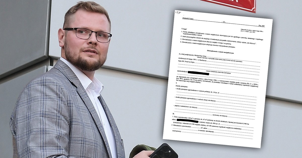 Poważne zarzuty dla Michała Wosia. Chodzi o miliony złotych. Oto jego majątek