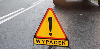 Wypadek autobusu i tira na obwodnicy Ozorkowa. Ranni