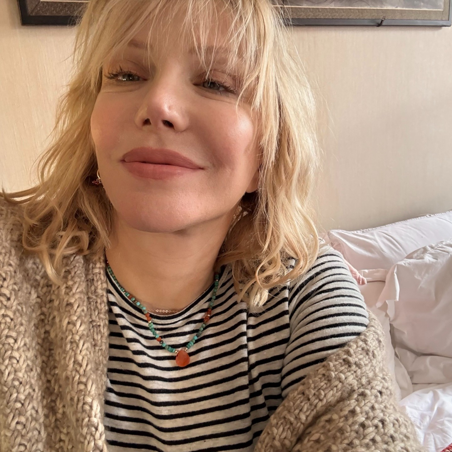 Speváčka Courtney Love.
