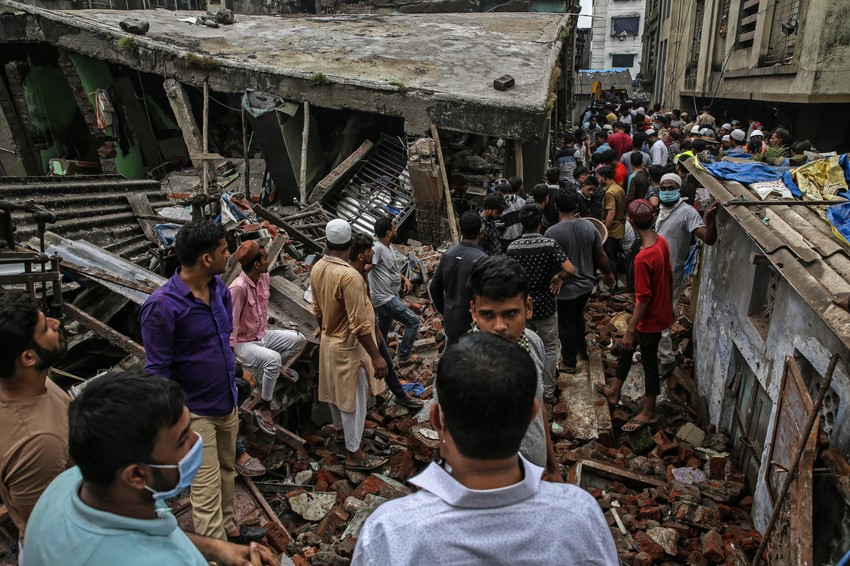 Rušenje zgrade u predgrađu Mumbaja