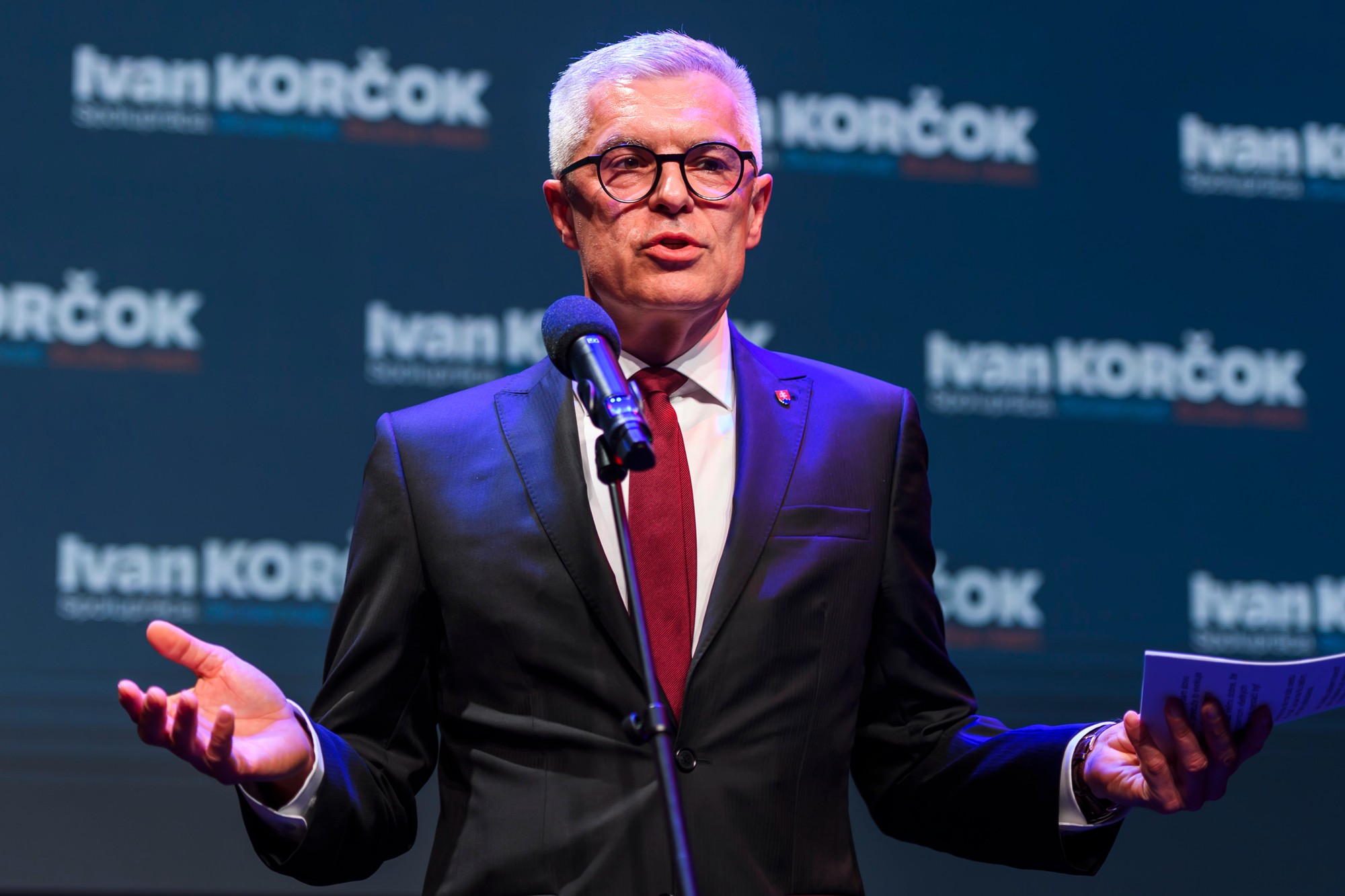 Neúspešný kandidát na prezidenta Ivan Korčok