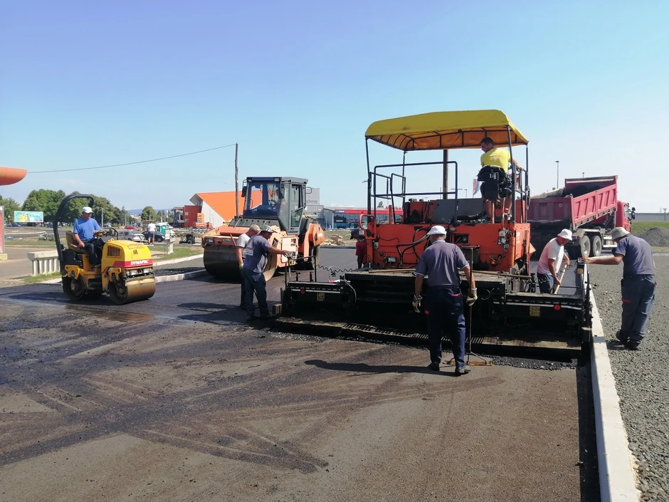 Izgradnja kružnog toka u Gradiški