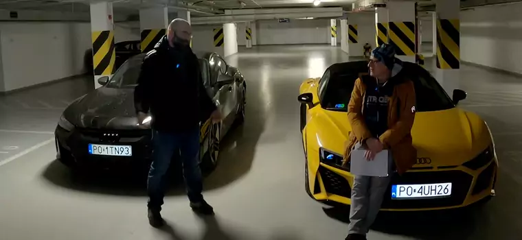 Auta bez ściemy - Audi R8 Spyder V10 RWD kontra Audi RS e-tron GT