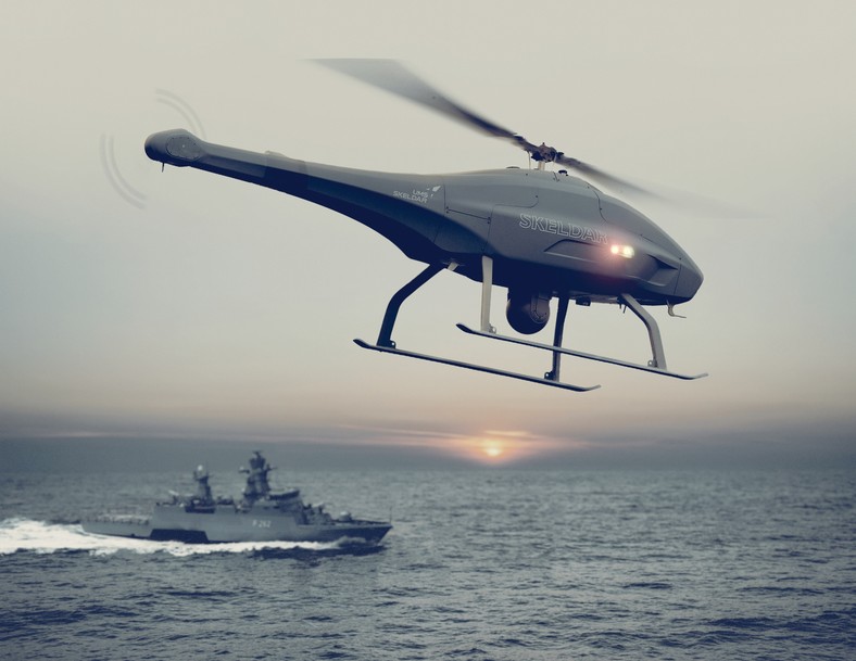 Skeldar V-200 może startować z okrętów.