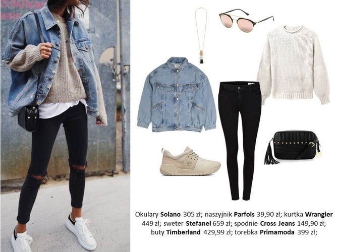 STYLIZACJE ze sportowymi butami