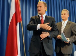 Tusk wściekły na Grabarczyka za autostrady