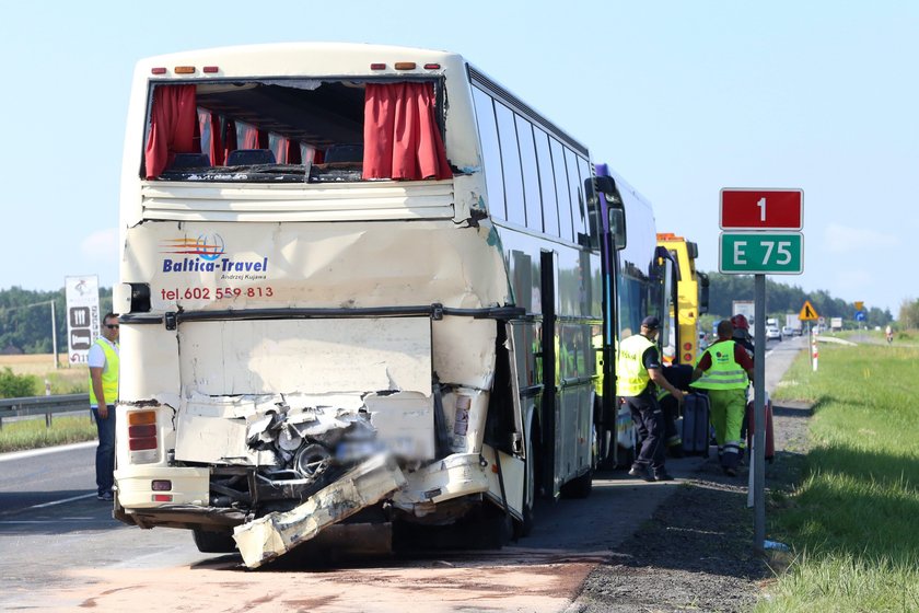 Wypadek autokaru