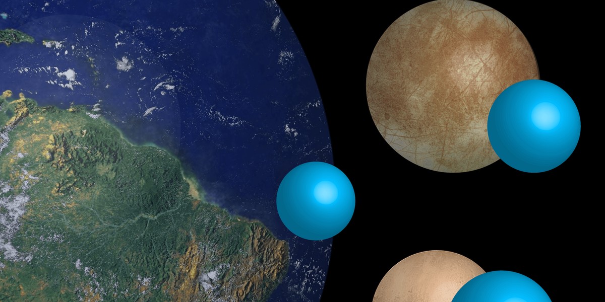 Earth has shockingly little water and ice compared to these ocean worlds