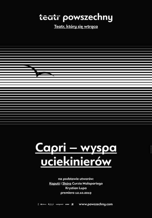 "Capri - wyspa uciekinierów" - plakat