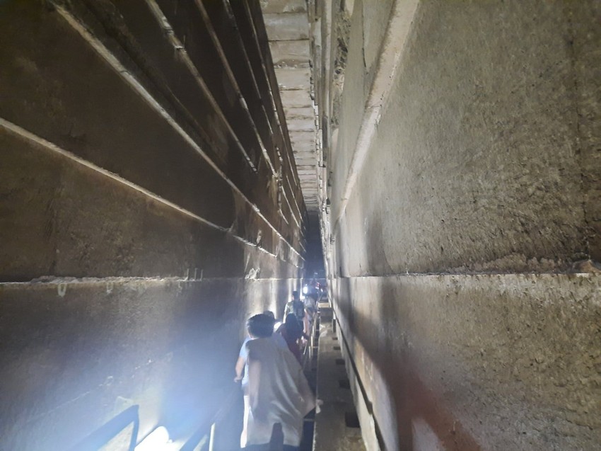 Keopsova piramida, unutrašnjost