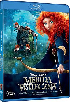 "Merida Waleczna" - okładka wydania Blu-ray