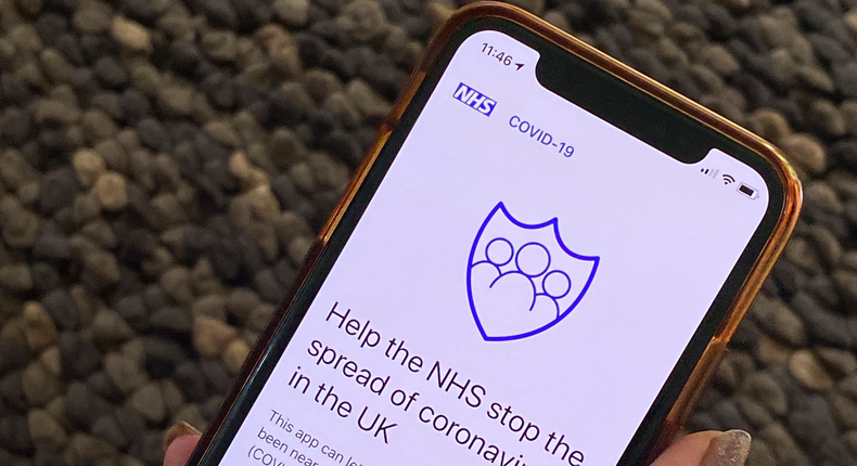 NHS contact tracing app 1