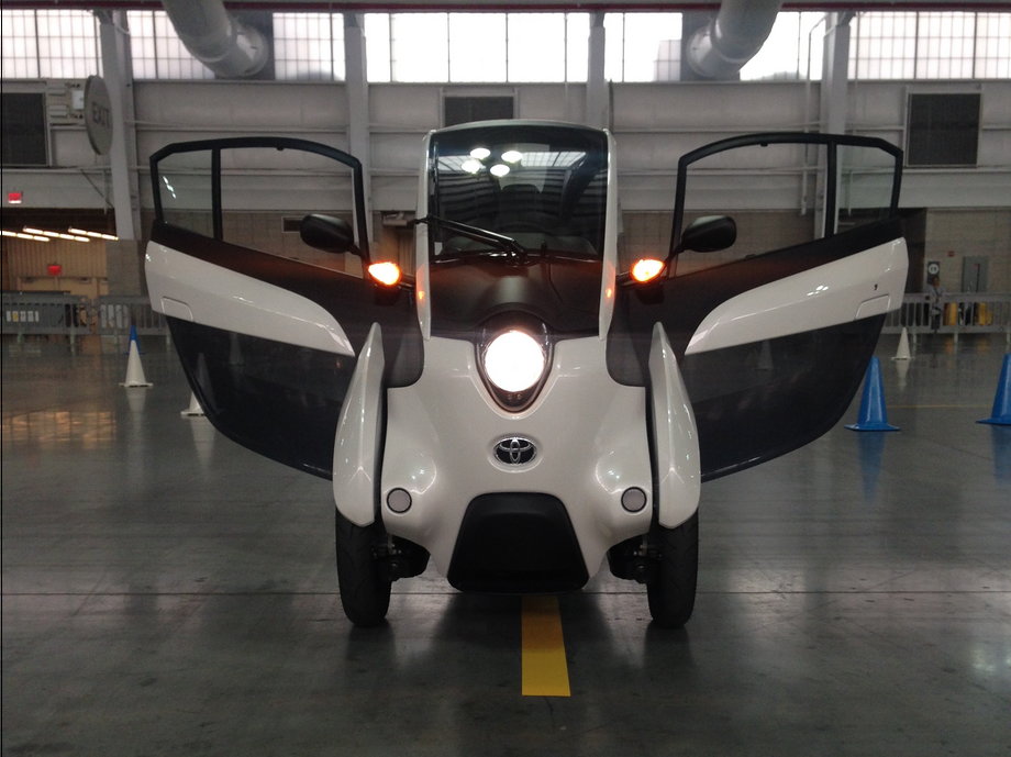 But it has to be said that the i-Road and its "dumbo ear" doors have a certain amount of charm to them.